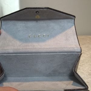Gucci GG Logo trifold sunglasses eyeglasses case